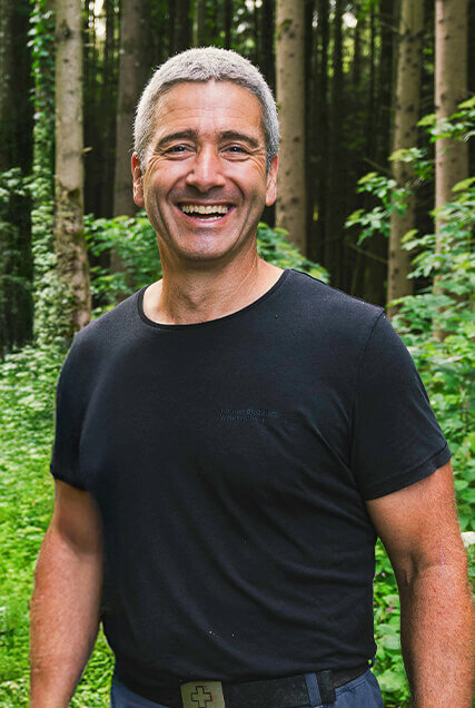 Patrik Schilling, Förster im Gossauer Wald Wissholz