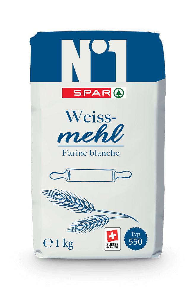 SPAR N° 1 WEISSMEHL TYP 550<br />
