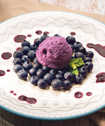 Heidelbeereiscreme