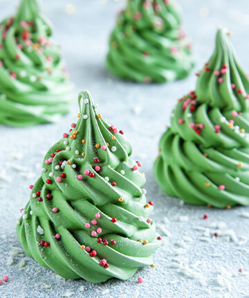 MERINGUEWEIHNACHTSBÄUME